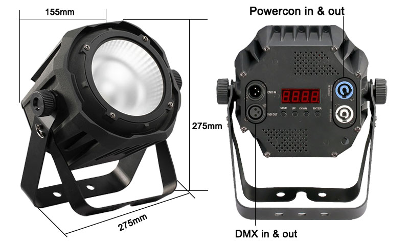 P07 : COB 120W RGBW 4in1 led par can