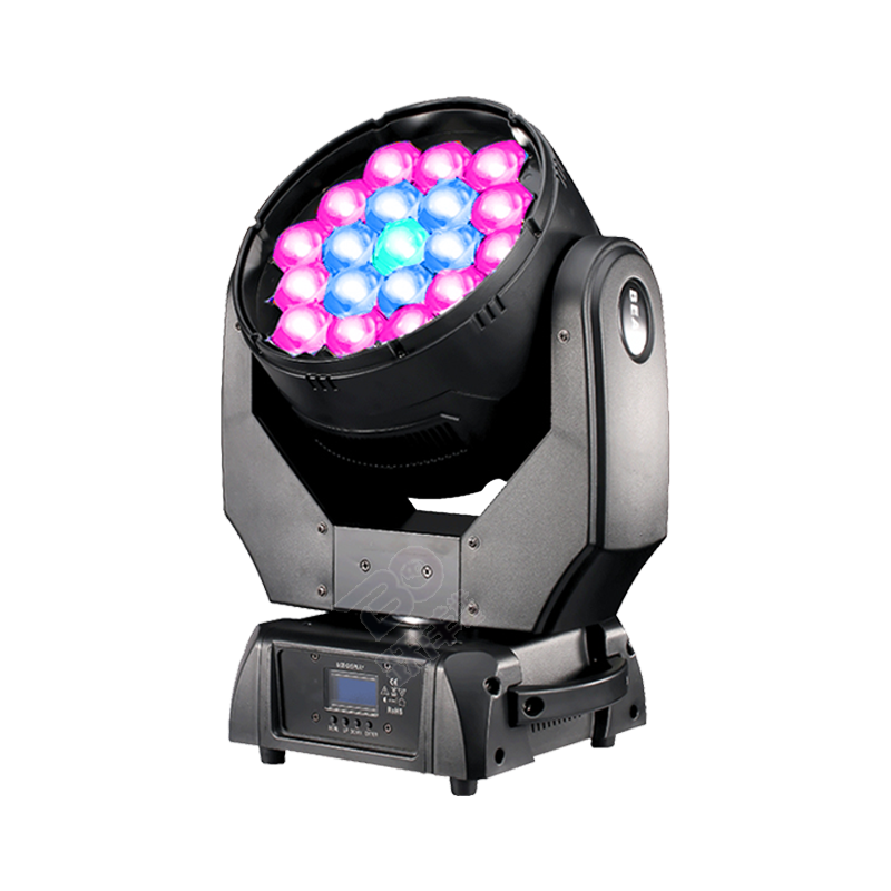 China 19x15w RGBW 4in1 Led Wash Zoom Moving Head Manufacture and
